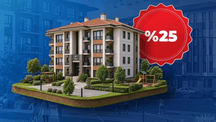 TOKİ’den yüzde 25 indirim kampanyası başlıyor
