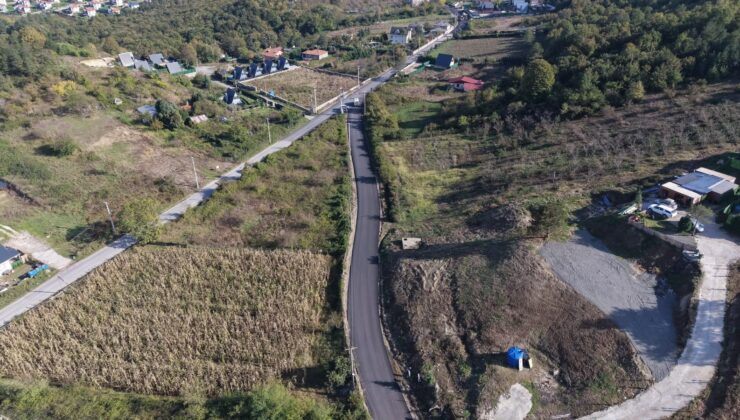 Hacımercan’da yollar sıcak asfaltla buluştu
