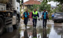 Şehri etkisi altına alan sağanak yağışın izleri siliniyor
