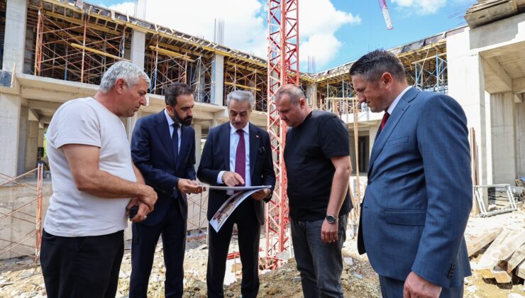 Başkan Alemdar Şehir Kütüphanesi’ni yerinde inceledi