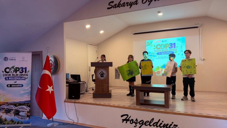 SAKARYA’DA ÇOCUKLAR VE GENÇLER İKLİM GELECEĞİ İÇİN BULUŞTU