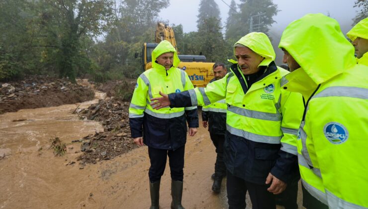 Başkan Alemdar Sapanca ve Geyve’deki afet bölgelerinde