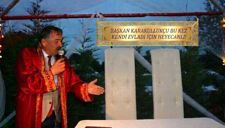 BAŞKAN KARAKULLUKÇU BU KEZ KENDİ EVLADI İÇİN HEYECANLI!