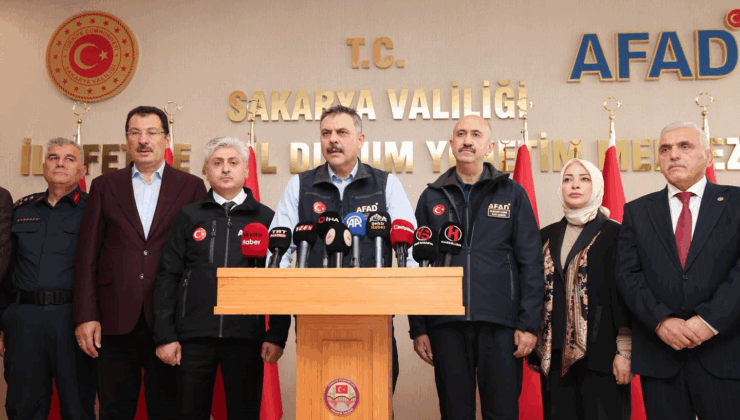 Bakan Çiftçi “Sakarya’da henüz tehlike geçmiş değil”