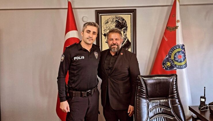 MHP İlçe Teşkilatından Arifiye Emniyet Müdürü Burak Türkmen’e ziyaret…