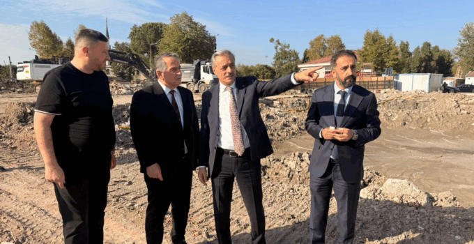 Başkan Alemdar ve Başkan Karakullukçu Vizyon Projeleri Yerinde İnceledi