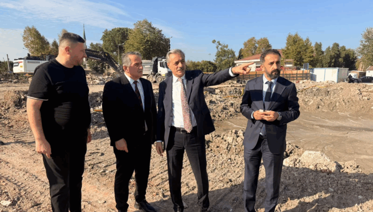 Başkan Alemdar ve Başkan Karakullukçu Vizyon Projeleri Yerinde İnceledi