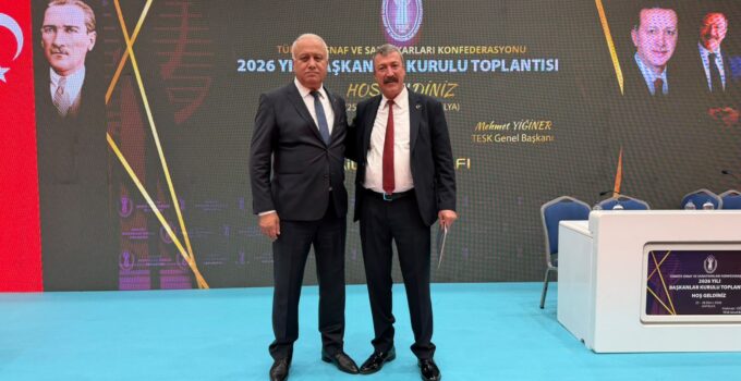 Başkan Kabacan, TESK Başkanlar Kurulu Toplantısı’na katıldı