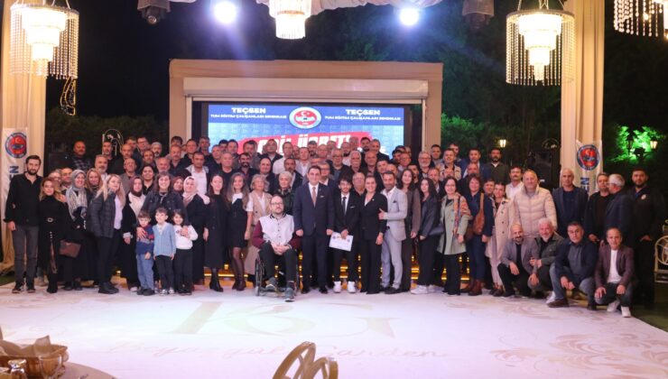 TEÇ-SEN Sakarya’da Emek ve Vefa Gecesinde Buluştu