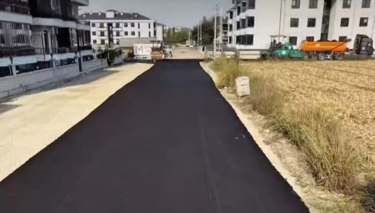 Arifbey Mahallesi Nevgül Sokak’ta Asfalt Çalışmaları Başladı