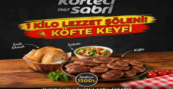 Köfteci Sabri’den lezzet tutkunlarını sevindirecek haber
