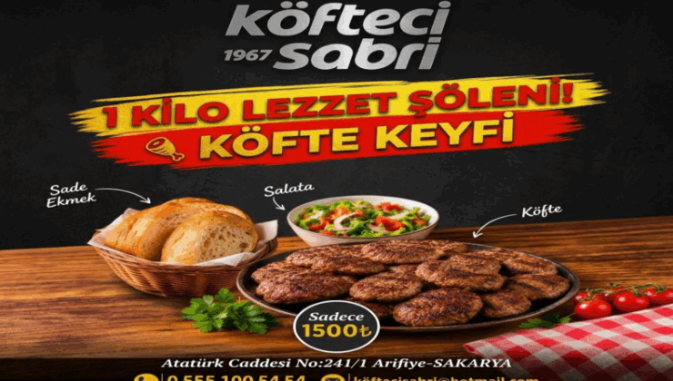 Köfteci Sabri’den lezzet tutkunlarını sevindirecek haber