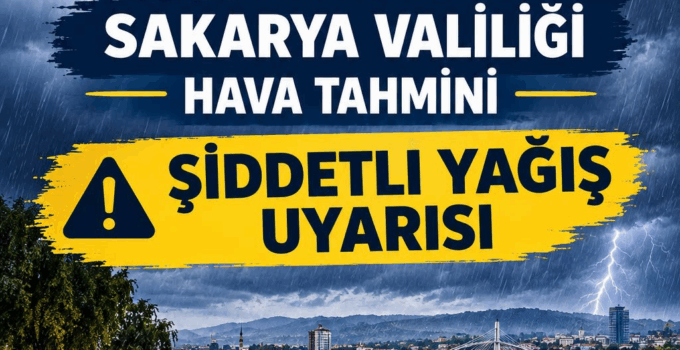 Meteorolojik Uyarı: İlimizde Çok Kuvvetli Sağanak Yağış Bekleniyor!