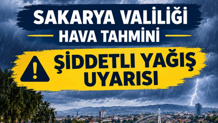 Meteorolojik Uyarı: İlimizde Çok Kuvvetli Sağanak Yağış Bekleniyor!