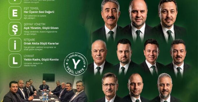 Nuri Tokyürek SATSO 12. Meslek Komitesi’nde Yeşil Liste’de…